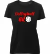 Женская премиум футболка Volleyball bro Черный фото