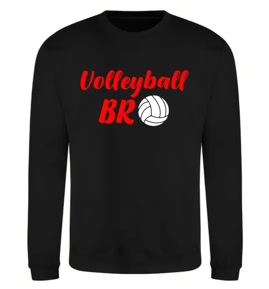 Свитшот Volleyball bro Черный фото