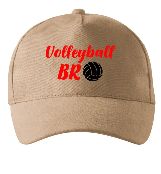 Кепка Volleyball bro Песочный фото