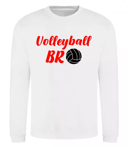 Свитшот Volleyball bro Белый фото