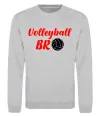 Свитшот Volleyball bro Серый меланж фото