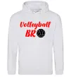 Женская толстовка (худи) Volleyball bro Серый меланж фото