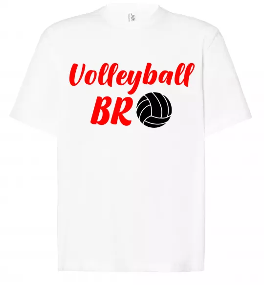 Футболка Оверсайз Volleyball bro Белый фото