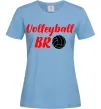 Жіноча футболка Volleyball bro Блакитний фото