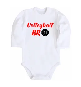 Дитячий бодік Volleyball bro Білий фото