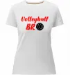 Женская премиум футболка Volleyball bro Белый фото
