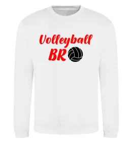 Світшот Volleyball bro Білий фото
