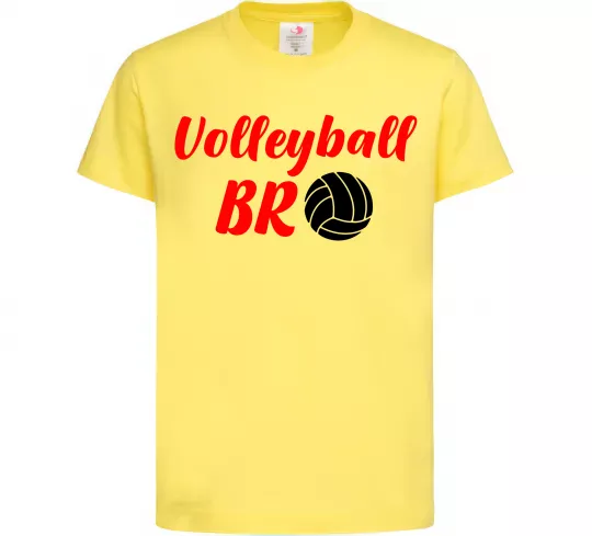 Дитяча футболка Volleyball bro Лимонний фото