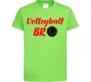 Дитяча футболка Volleyball bro Лаймовий фото