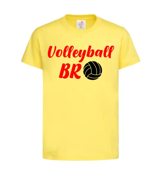 Дитяча футболка Volleyball bro Лимонний фото