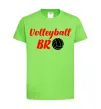 Дитяча футболка Volleyball bro Лаймовий фото