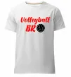 Чоловіча преміум футболка Volleyball bro Білий фото