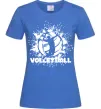 Жіноча футболка Волейбор малюнок Яскраво-синій фото