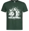Чоловіча футболка Волейбор малюнок Темно-зелений фото