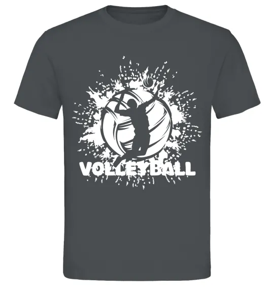 Чоловіча футболка Волейбор малюнок Графіт фото