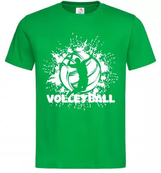 Чоловіча футболка Волейбор малюнок Зелений фото