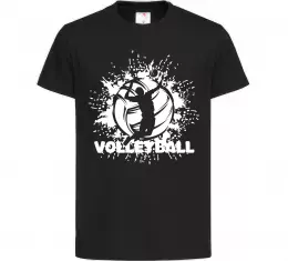 Детская футболка Волейбор малюнок Черный фото