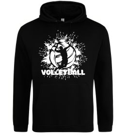 Мужская толстовка (худи) Волейбор малюнок