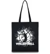 Еко-сумка Волейбор малюнок Чорний фото