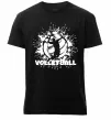 Мужская премиум футболка Волейбор малюнок Черный фото