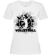 Жіноча футболка Волейбор малюнок Білий фото