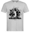Чоловіча футболка Волейбор малюнок Сірий фото