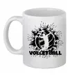 Чашка керамическая Волейбор малюнок Белый фото