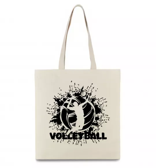 Еко-сумка Волейбор малюнок Бежевий фото