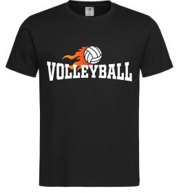 Мужская футболка Volleyball вогняний м'яч