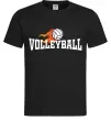 Чоловіча футболка Volleyball вогняний м'яч Чорний фото