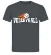 Чоловіча футболка Volleyball вогняний м'яч Графіт фото