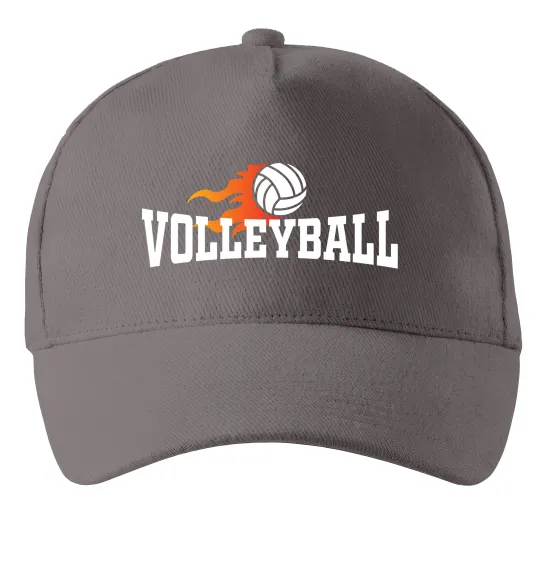 Кепка Volleyball вогняний м'яч Сірий фото