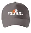 Кепка Volleyball вогняний м'яч Сірий фото