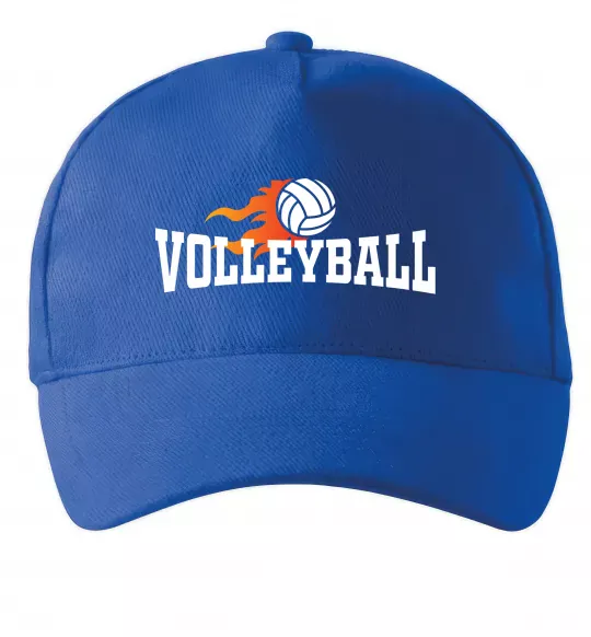 Кепка Volleyball вогняний м'яч Ярко-синий фото
