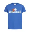 Детская футболка Volleyball вогняний м'яч Ярко-синий фото
