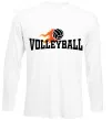 Лонгслів Volleyball вогняний м'яч Білий фото