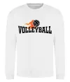 Свитшот Volleyball вогняний м'яч Белый фото