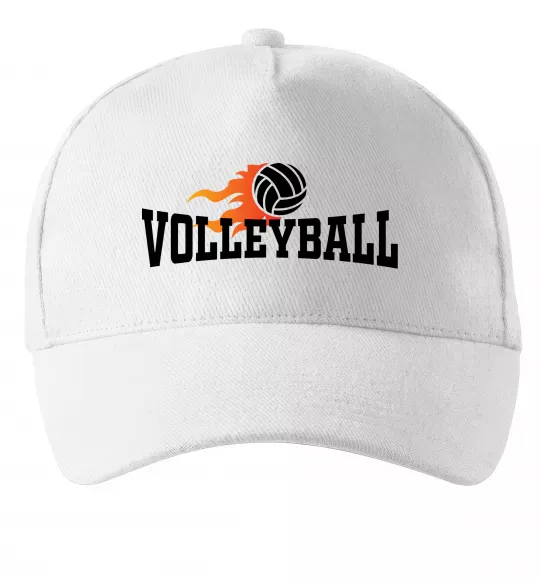 Кепка Volleyball вогняний м'яч Белый фото
