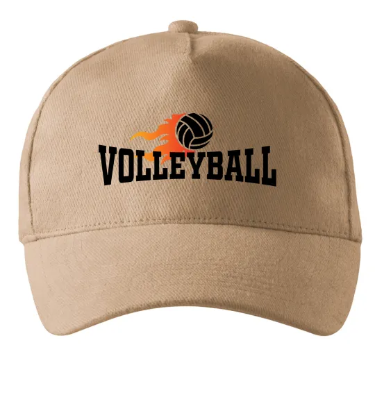 Кепка Volleyball вогняний м'яч Пісочний фото