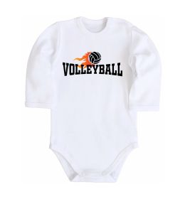 Детский боди Volleyball вогняний м'яч