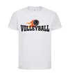 Детская футболка Volleyball вогняний м'яч Белый фото