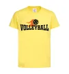 Детская футболка Volleyball вогняний м'яч Лимонный фото