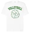 Футболка Оверсайз Волейбол м'яч з серцем Белый Футболка Оверсайз Волейбол м'яч з серцем Белый фото