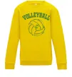 Детский Свитшот Волейбол м'яч з серцем Солнечно желтый фото