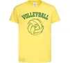Дитяча футболка Волейбол м'яч з серцем Лимонний фото