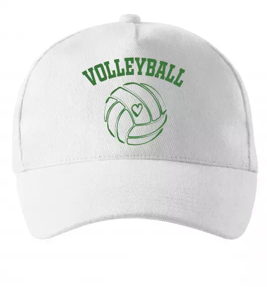 Кепка Волейбол м'яч з серцем Белый фото