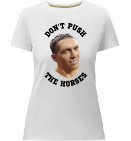 Женская премиум футболка Usyk Ukraine Белый фото Женская премиум футболка Usyk Ukraine Белый фото