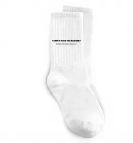 Носки Донт пуш зе хорсес Белый фото