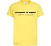 Дитяча футболка Донт пуш зе хорсес Лимонний фото