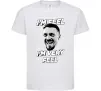 Детская футболка I`m very feel Белый фото
